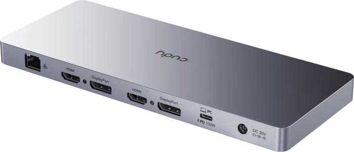 Cudy Duales 4K-10-Gbit/s-USB-C-Dock, USB-C 3.1 [Buchse]