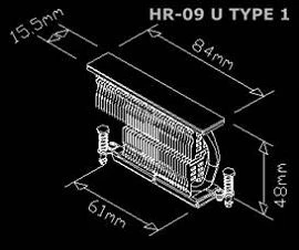 Thermalright HR-09U Type 1 Mosfet Kühler