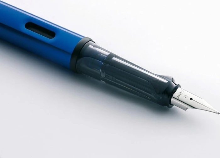 Lamy AL-star oceanblue, rechte Hand, mittel