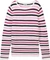 Tom Tailor Rundhalsausschnitt Strickpullover berry knit stripe design (Damen) Vorschaubild