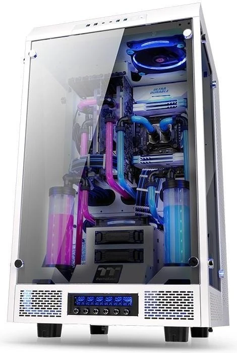 Thermaltake The Tower 900 Snow Edition, weiß, Glasfenster