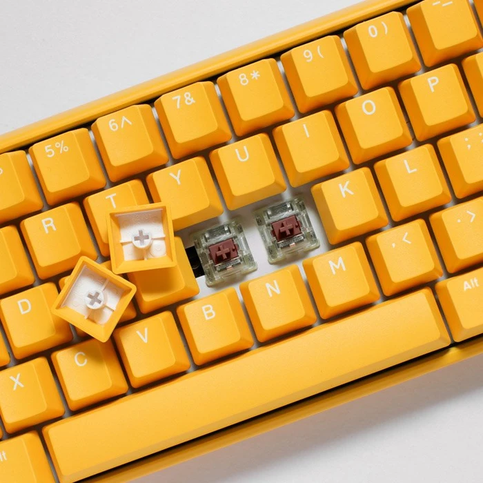 Ducky One 3 Yellow SF PBT, LEDs RGB, MX RGB BROWN, USB, US