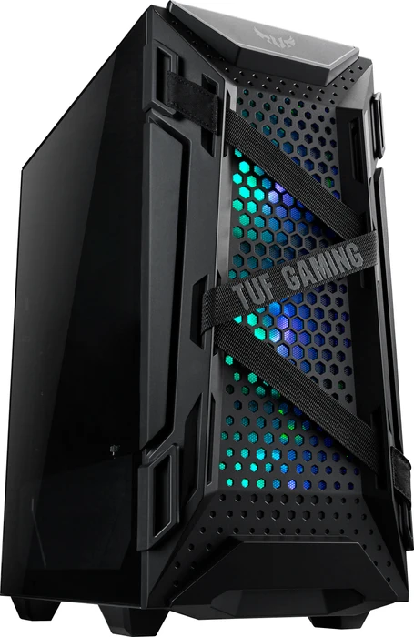 ASUS TUF Gaming GT301, schwarz, Glasfenster