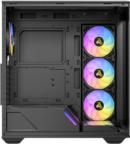 Antec C3 ARGB Black, Glasfenster