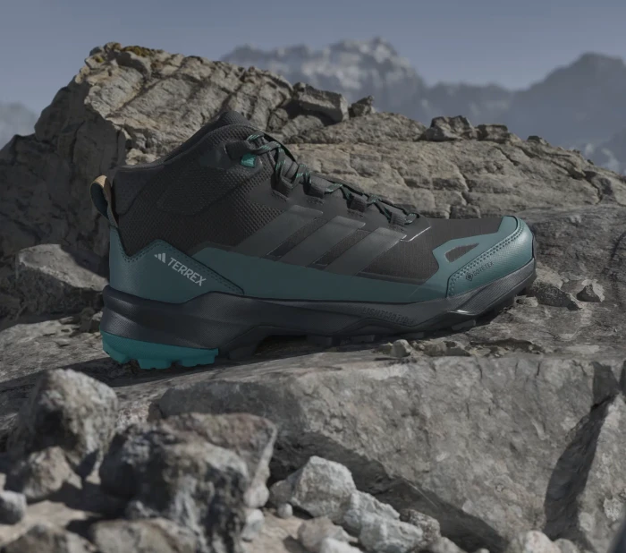 adidas Terrex Skychaser AX5 Mid GTX core black/carbon/pure teal (Herren)