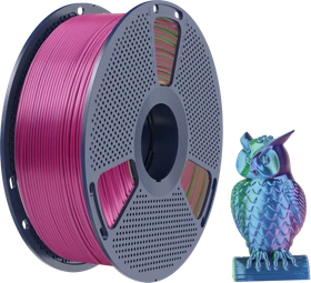 Sunlu Silk PLA+, Tri-Color Blue Green Purple, Spule, 1.75mm, 1.00kg