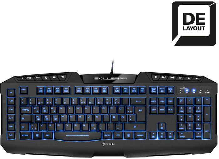 Sharkoon Skiller PRO, USB, DE
