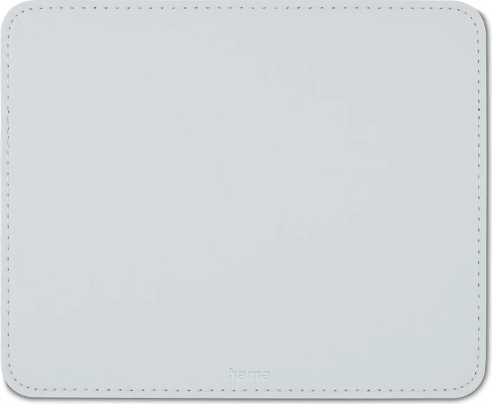 Hama Mauspad "Lederoptik", 220x180mm, weiß