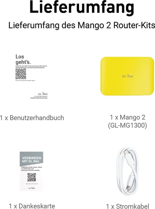 GL.iNet Mango 2, AC1300