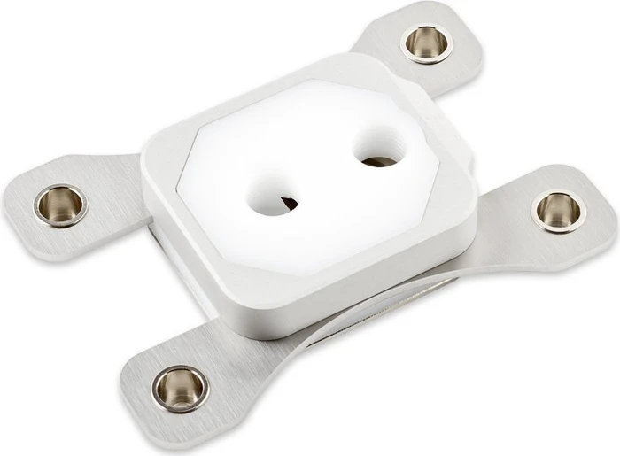 Aqua Computer cuplex kryos NEXT RGBpx AM4, Acetal/.925 Silber, weiß