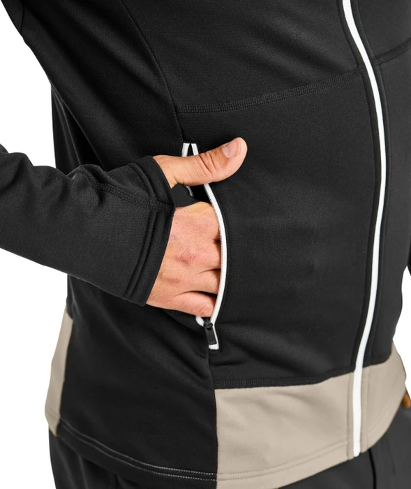 Ortovox Fleece Light Hoody Funktionsjacke black raven (Herren)