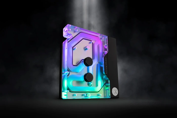 EK Water Blocks Quantum Line EK-Quantum Momentum² ROG Crosshair X670E Hero D-RGB Monoblock, Nickel, Acryl