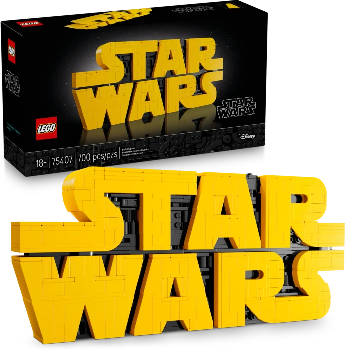 LEGO Star Wars - Star Wars Logo aus LEGO Steinen