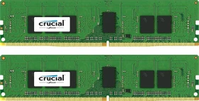 Crucial RDIMM 8GB Kit, DDR4-2133, CL15, 1RX8, reg ECC