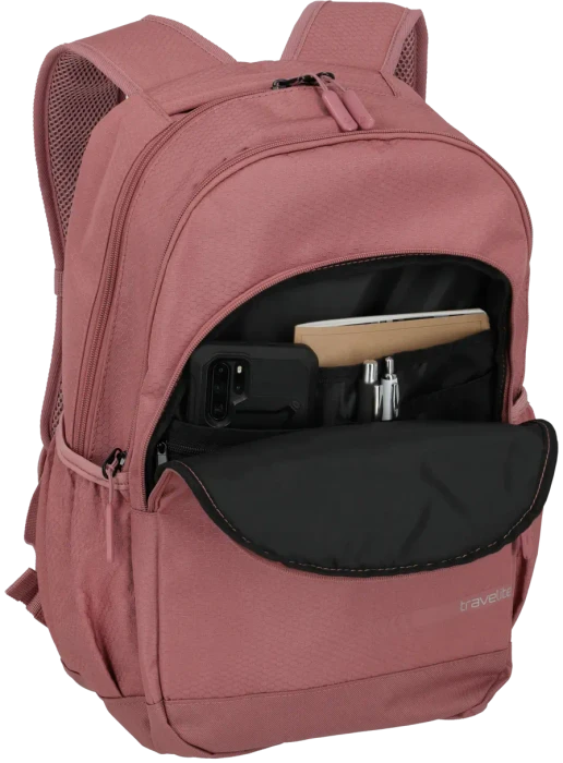 Travelite Kick Off Rucksack L, 15.6", rose