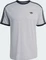 adidas 3-Streifen T-Shirt kurzarm medium grey heather (Herren) Vorschaubild
