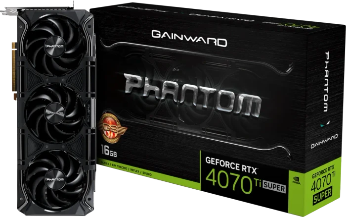 Gainward GeForce RTX 4070 Ti SUPER Phantom GS, 16GB GDDR6X, HDMI, 3x DP