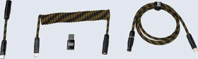 Wooting Premium Cable Set, USB-C/USB-A, Tastaturkabel (Spiral-Textilkabel), Take Control