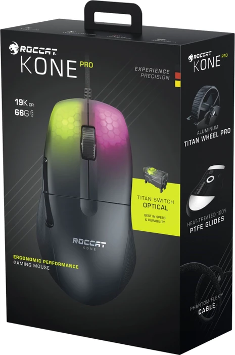 Roccat Kone Pro Ash Black, USB