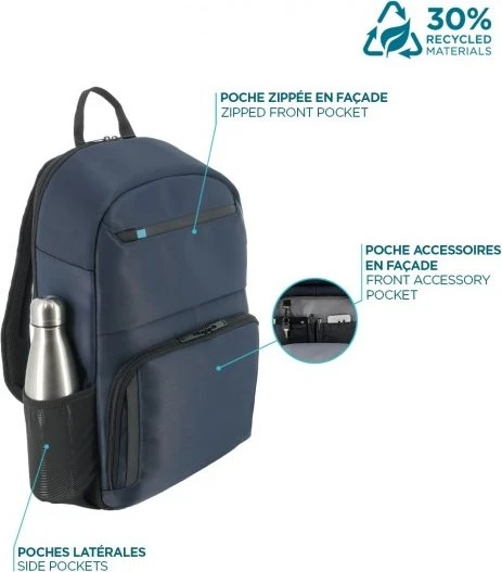 Mobilis Executive 4 Daily 18L 14-16" Notebook-Rucksack , blau