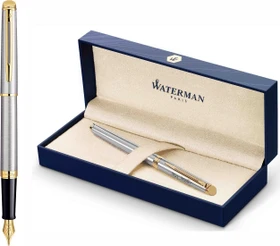 Waterman Hemisphere Essential GT edelstahl, rechte Hand, mittel
