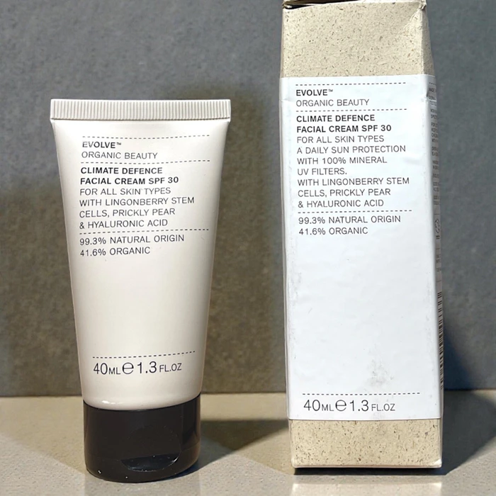 Evolve Organic Beauty Climate Defence Facial Cream LSF30, 40ml