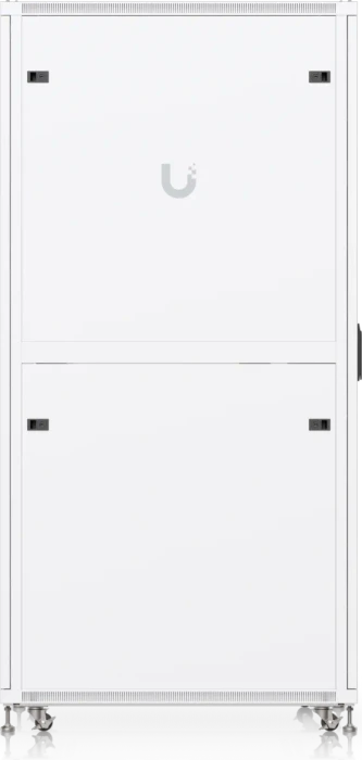 Ubiquiti 42U Rack Cabinet, 19" Rackschrank 42HE, mit Rollen, Glastür, weiß, 1000mm tief