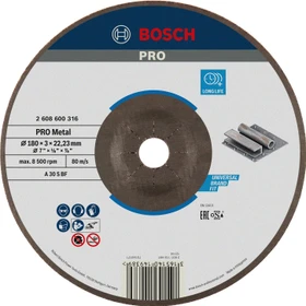 Bosch Professional A30SBF Expert for Metal Trennscheibe, 180x3x22.23mm, 1 Stück