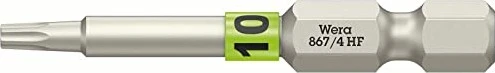 Wera 867/4 HF Torx Bit 1/4", T10x50mm, 1 Stück