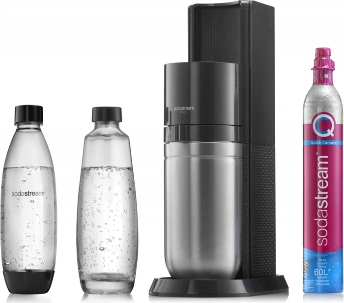 SodaStream Duo Vorteilspack Trinkwassersprudler titan