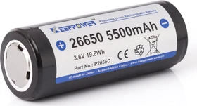 KeepPower Li-Ion 26650 5500mAh