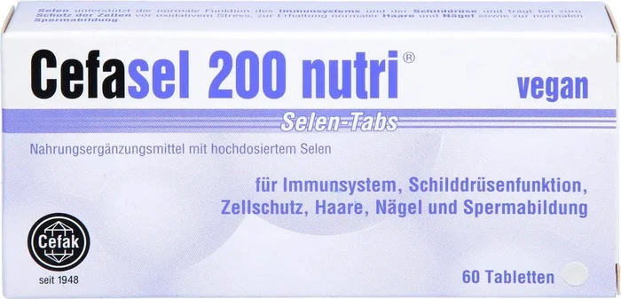 Cefak Cefasel 200 nutri Selen-Tabs, 60 Stück
