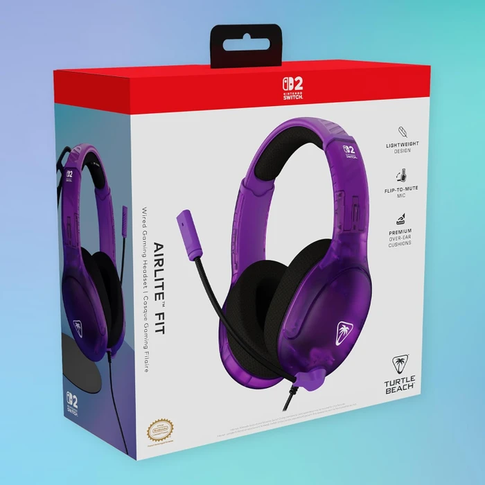 Turtle Beach Airlite Fit für Switch 2 ghost purple