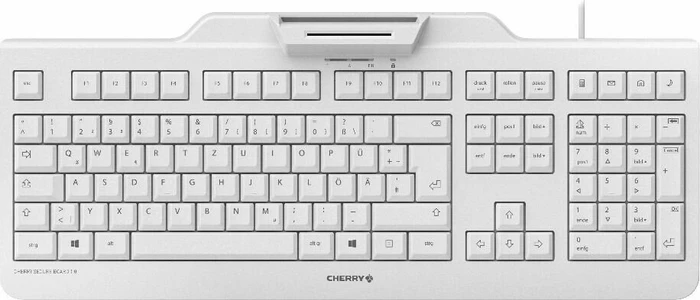 Cherry Secure Board 1.0-grau, weiß, USB, CH