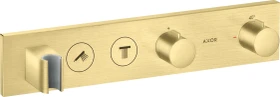 Hansgrohe Axor ShowerSolutions Thermostatmodul Select 460/90 Unterputz für 2 Verbraucher brushed brass