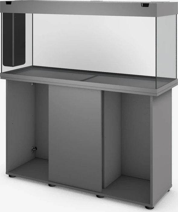 Juwel Rio 240 LED Aquarium-Set mit Unterschrank, grau/grau, 240l