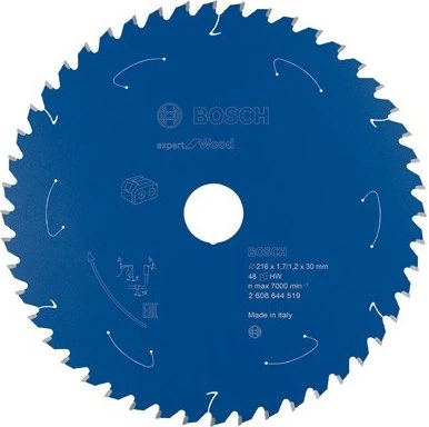 Bosch Professional Expert for Wood Kreissägeblatt 48Z, 216x1.2x30mm, 1 Stück