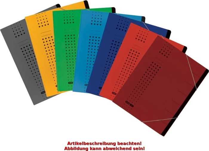 Elba Chic Fächermappe, 7 Fächer, A4, gelb (400002022)