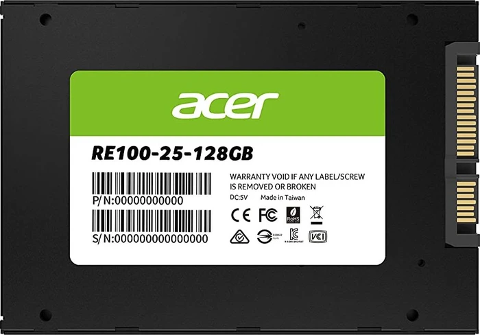 Acer RE100 SSD 128GB, 2.5" / SATA 6Gb/s