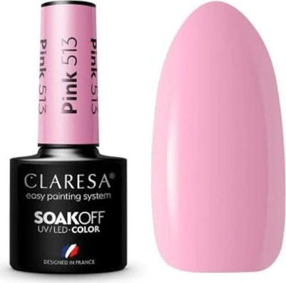 Claresa UV-Nagellack Pink 513, 5ml