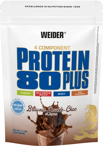 Weider Protein 80 Plus Brownie Double Choc 500g