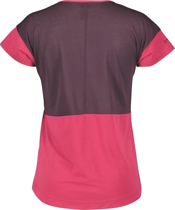 Scott Trail Flow Dri Trikot kurzarm carmine pink/dark purple (Damen)