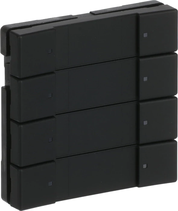 Busch-Jaeger Bedienelement 4/8-fach, Plattform 63, schwarz matt