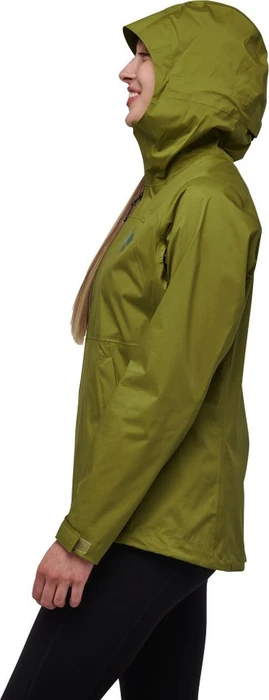 Black Diamond StormLine Stretch Rain Shell Anorak camp green (Damen)