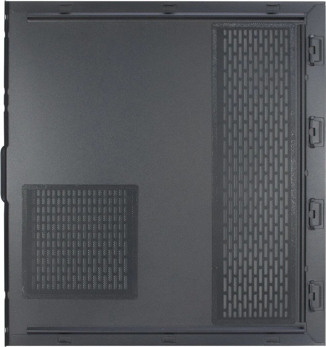 Inter-Tech C-701 Panorama, schwarz, Glasfenster