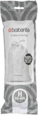 Brabantia PerfectFit Müllbeutel Typ H 50-60l, 10 Stück