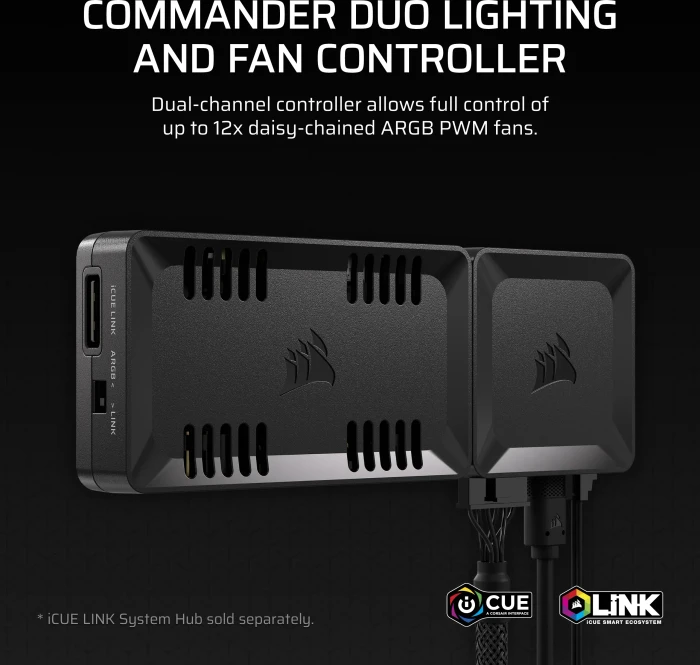 Corsair Commander Duo, Licht- und Lüftersteuerung, 6-Kanal
