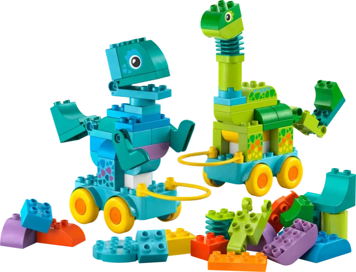 LEGO DUPLO - Dinos auf Rädern 3-in-1-Set
