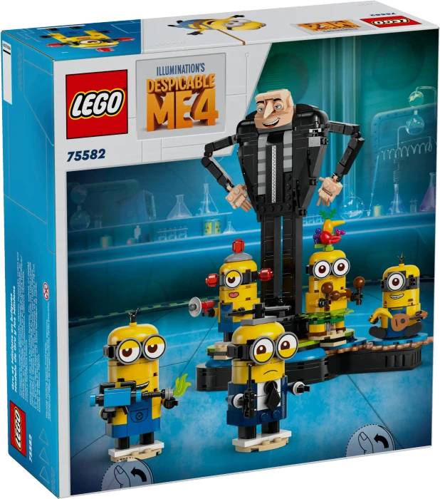 LEGO Ich - Einfach unverbesserlich 4 - Gru und die Minions aus LEGO Steinen