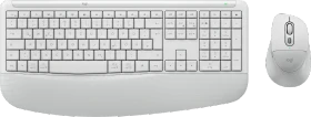 Logitech MK880 Signature Comfort Plus Combo Off-White, USB/Bluetooth, DE